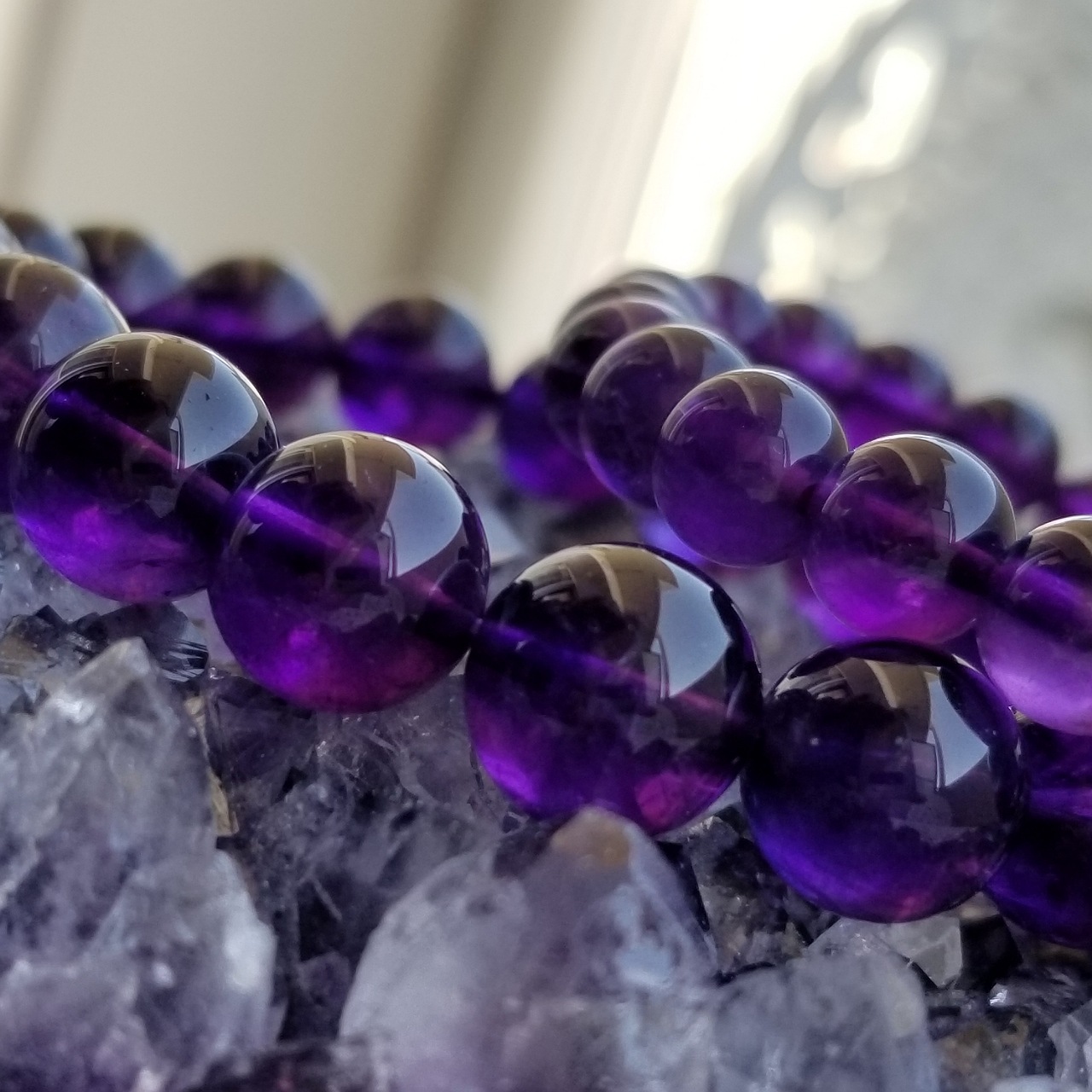 2月誕生石・アメジスト・意味・効果 天然石RASP BERRY matome7