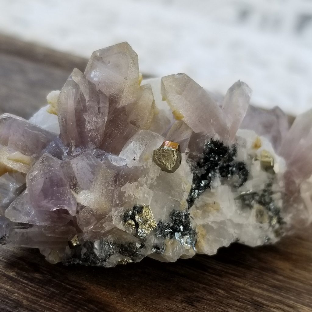 アメシスティンクォーツ 天然石ラズベリー Matome7